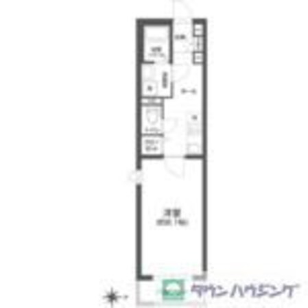 コンポジット王子の物件間取画像